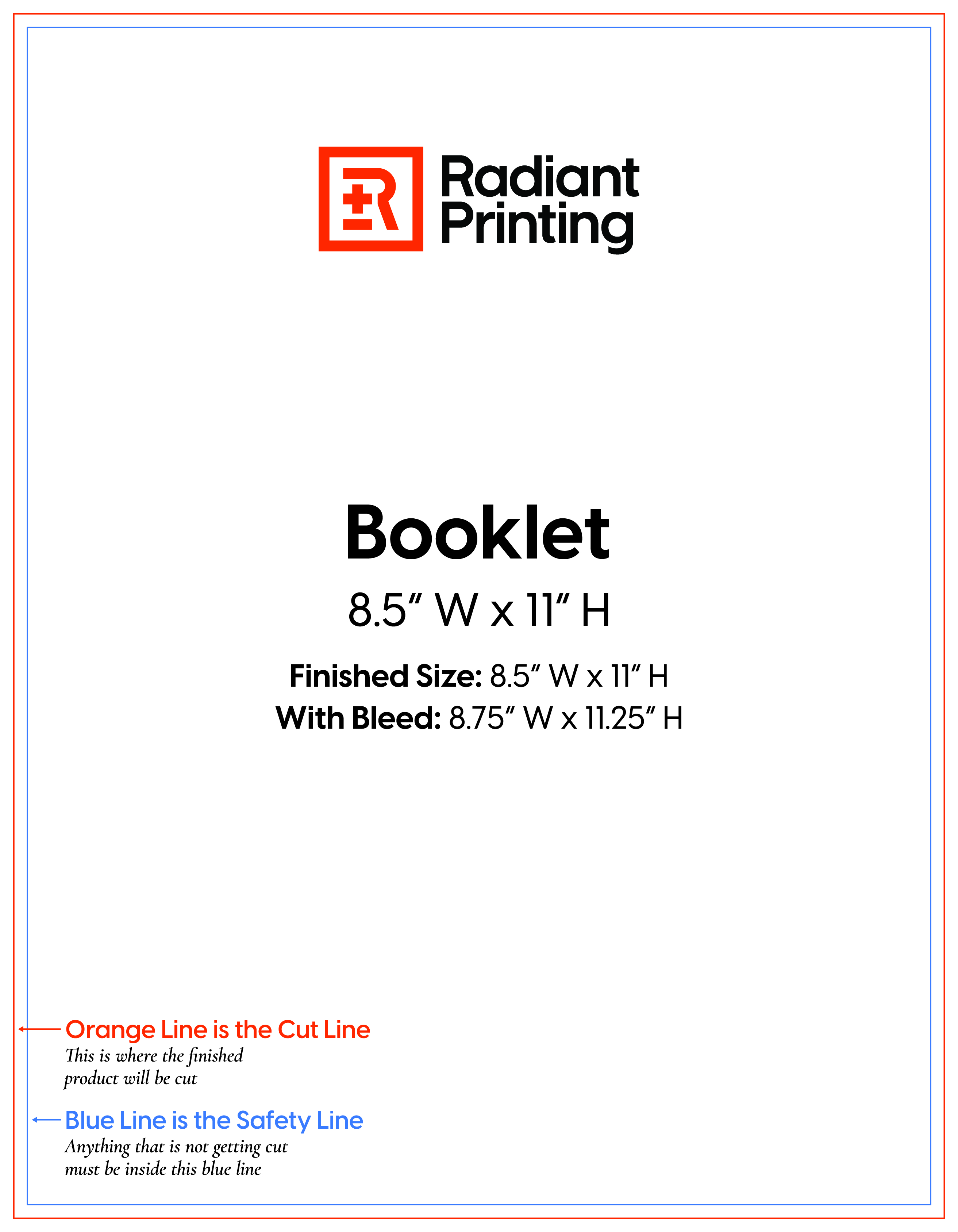 product templates radiant printing