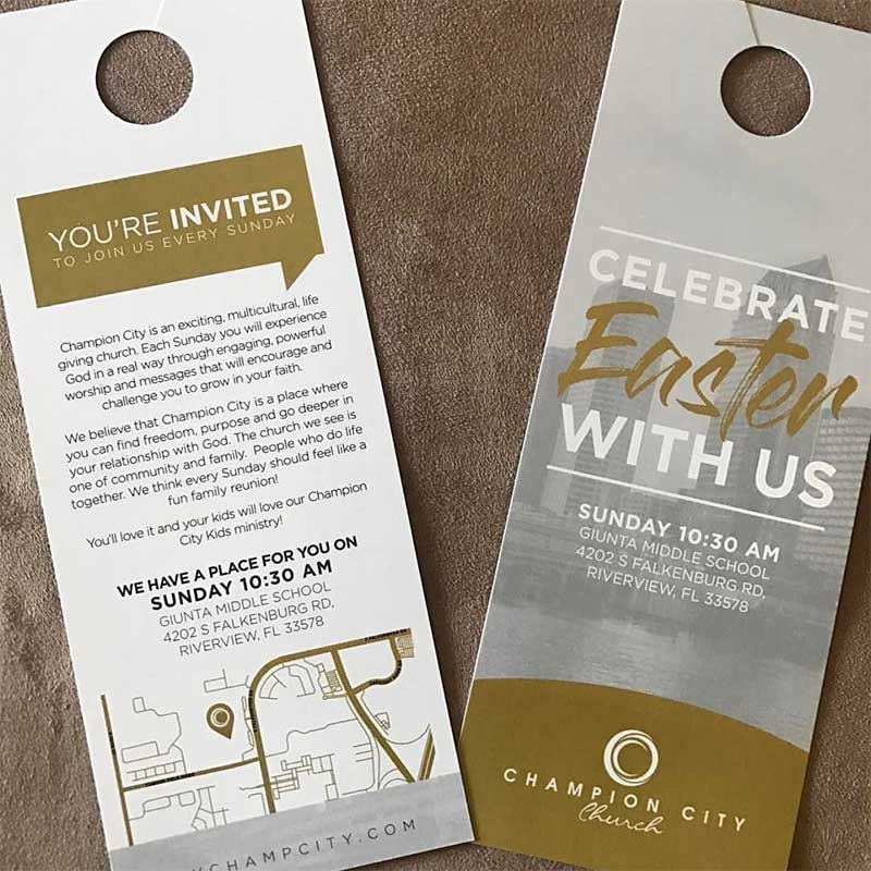 Door Hangers Radiant Printing